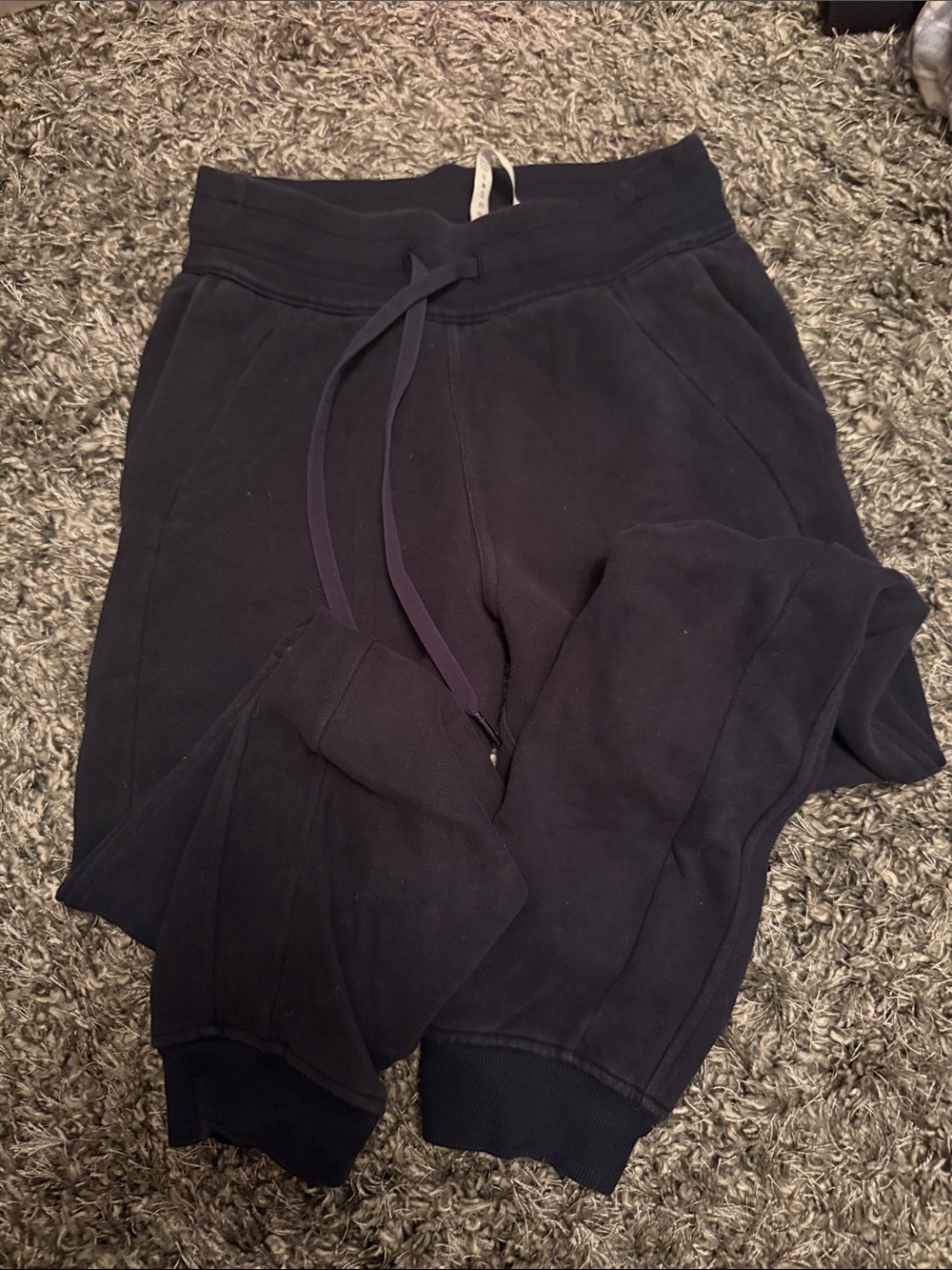Navy lululemon scuba joggers